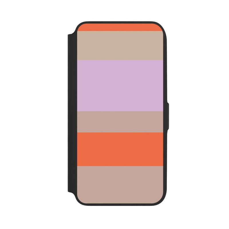 Galaxy A16 5G NIVOflip Moca Lila Orange Stripes