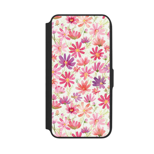 Samsung Galaxy A16 5G NIVOflip Boho Cosmos Flowers Purple