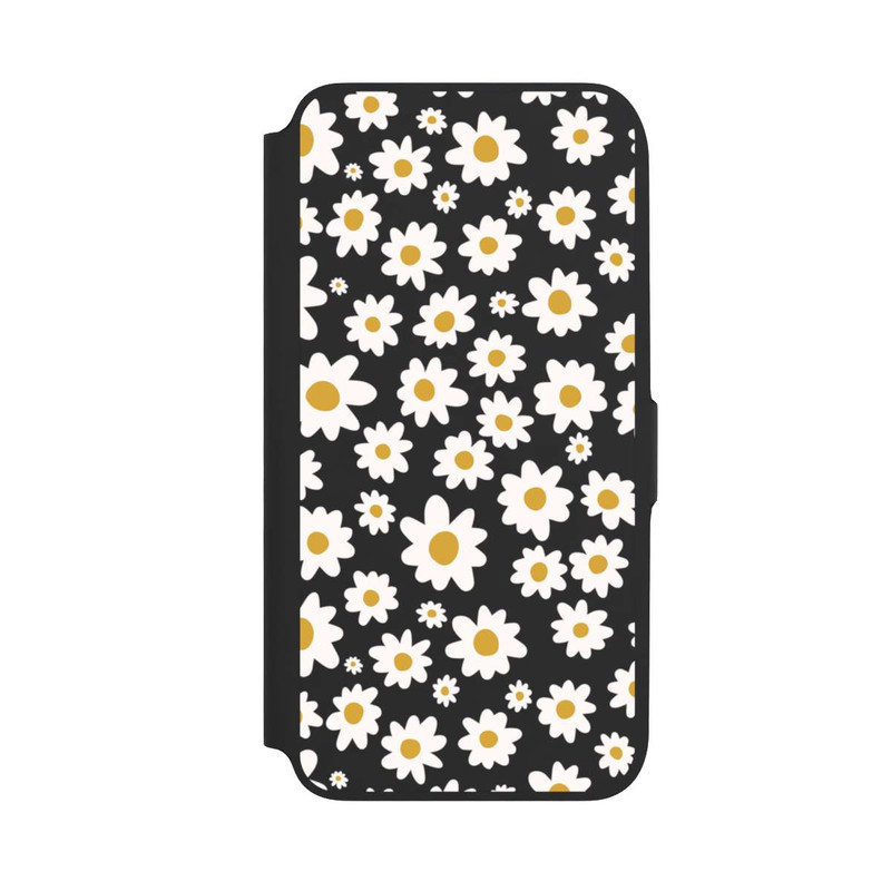 Galaxy A16 5G NIVOflip Daisy Flower Seamless Pattern Transparent