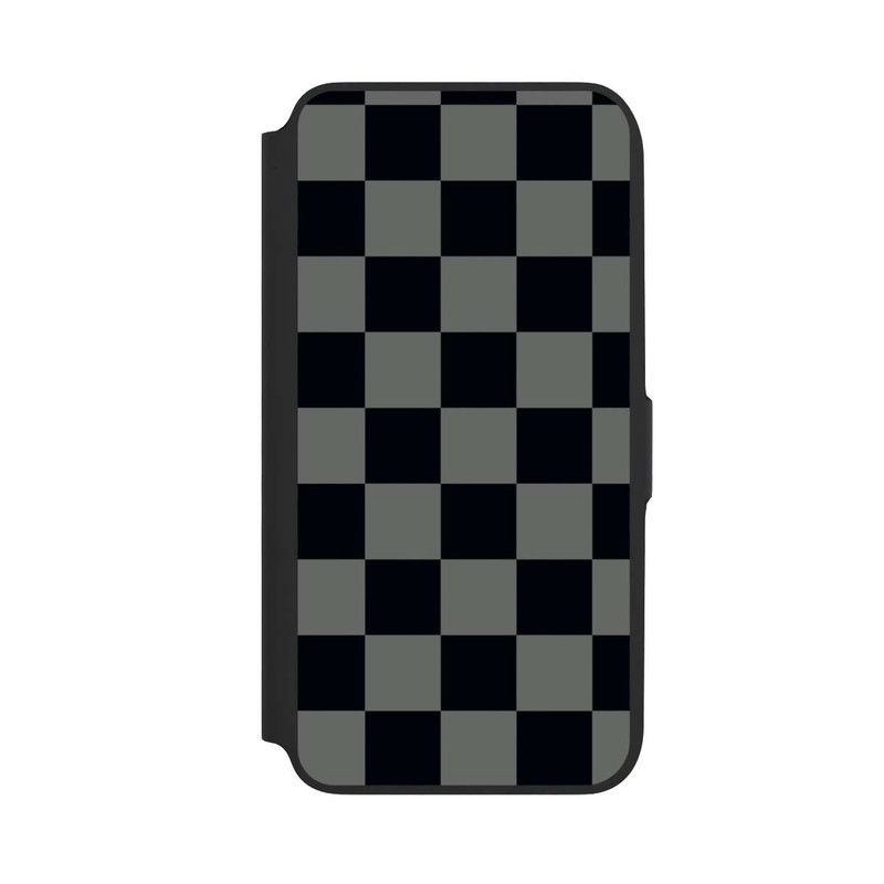 Galaxy A16 5G NIVOflip Checked Pattern Black Grey