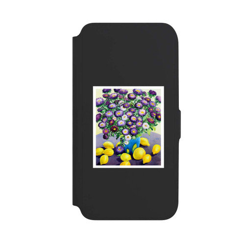 Samsung Galaxy A16 5G NIVOflip Purple Asters and Lemons by Christopher Ryland