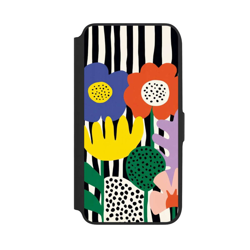 Galaxy A16 5G NIVOflip Flowers Striped Background