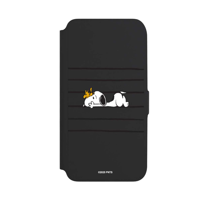 Galaxy A16 5G NIVOflip Snoopy Woodstock Streifen Peanuts Transparent