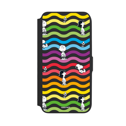 Samsung Galaxy A16 5G NIVOflip Snoopy Pattern Rainbow Transparent