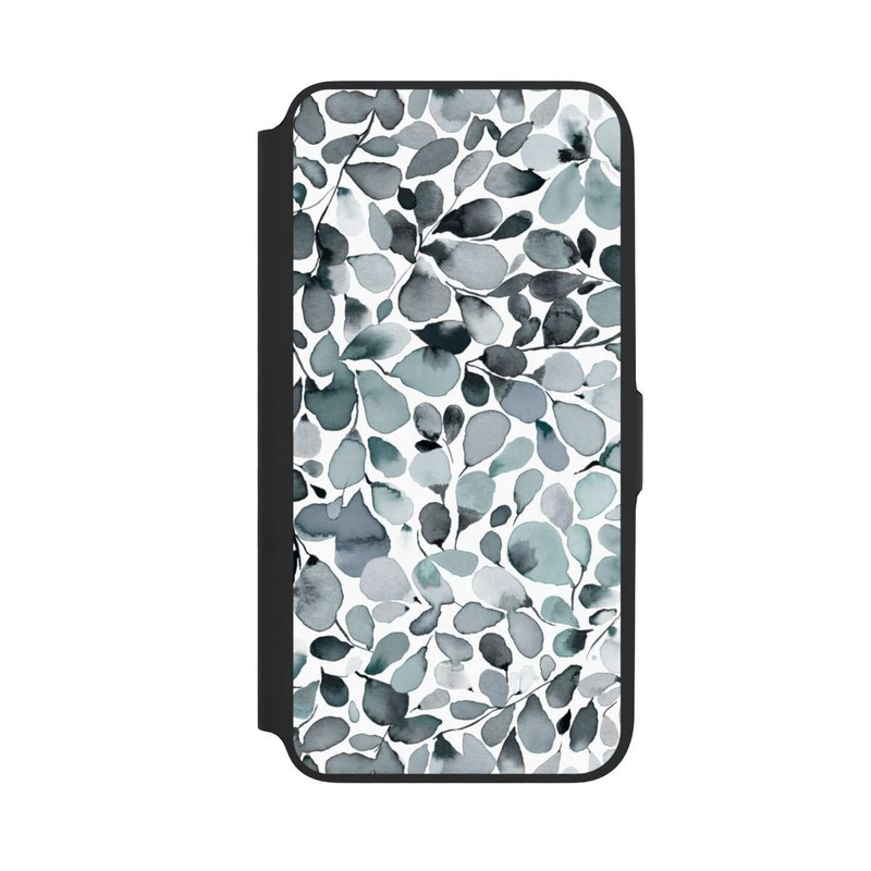 Galaxy A16 5G NIVOflip Eucalyptus Watercolor Leaves Grey