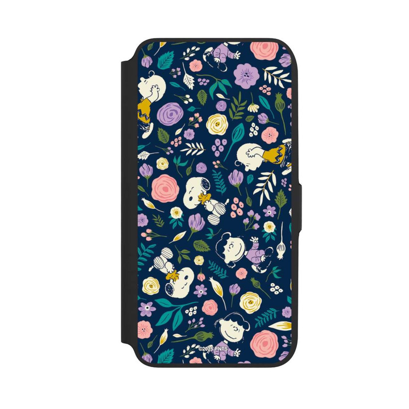 Galaxy A16 5G NIVOflip Peanuts Dark Flower Pattern