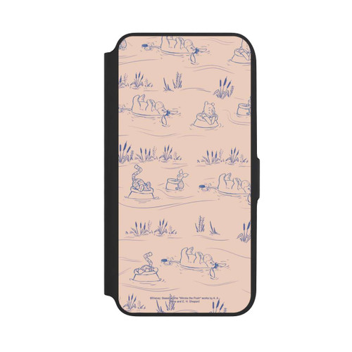 Samsung Galaxy A16 5G NIVOflip Winnie the Pooh Retro Pattern Bridges Pink