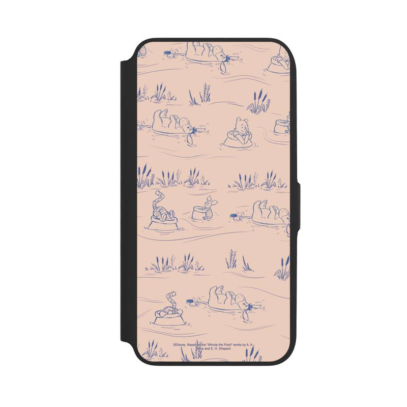 Galaxy A16 5G NIVOflip Winnie l'Ourson Pont Rose à Motif Céramique