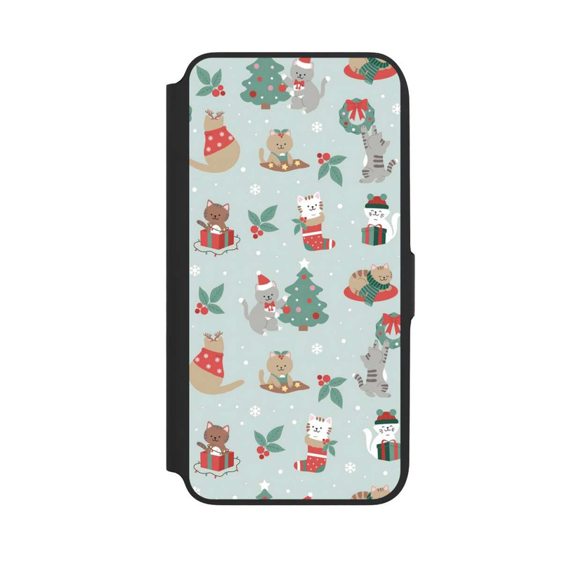 Galaxy A16 5G NIVOflip Chats Festifs dans un Payage d'Hivernal
