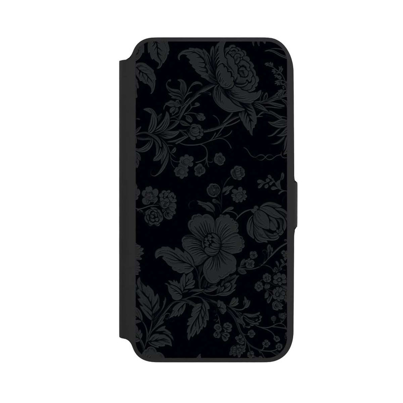 Galaxy A16 5G NIVOflip Dunkle Blumen Vintageoptik