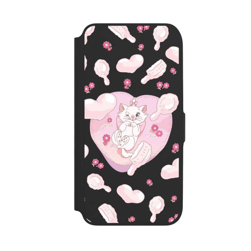 Samsung Galaxy A16 5G NIVOflip Aristocats Marie Hearts Pink Transparent