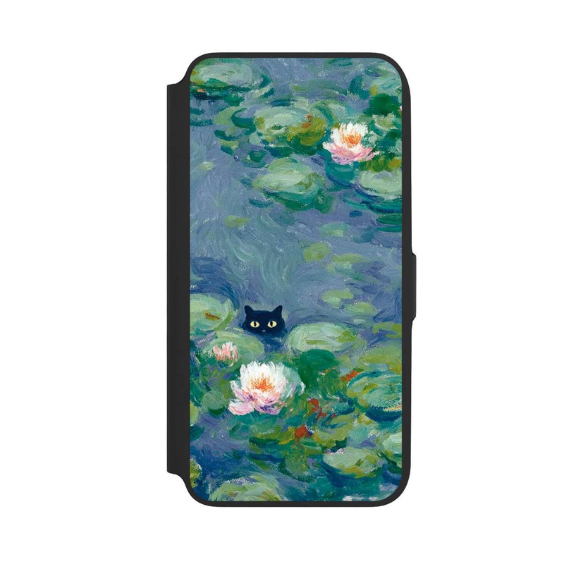 Galaxy A16 5G NIVOflip Cat in the Pond Painting