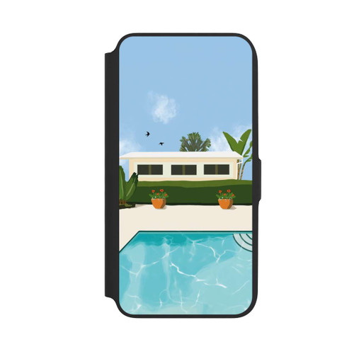 Samsung Galaxy A16 5G NIVOflip California Backyard by Roberta Murray