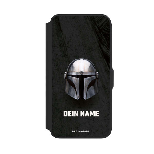 Samsung Galaxy A16 5G NIVOflip Star Wars Mandalorian Black Helmet Personalisierbar