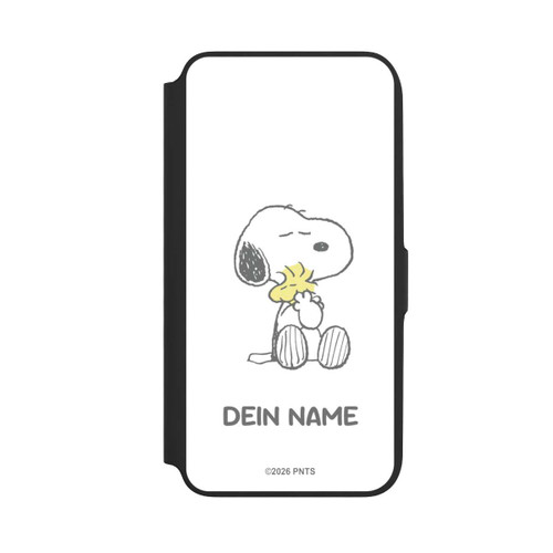 Samsung Galaxy A16 5G NIVOflip Snoopy And Woodstock Cuddling Personalisierbar