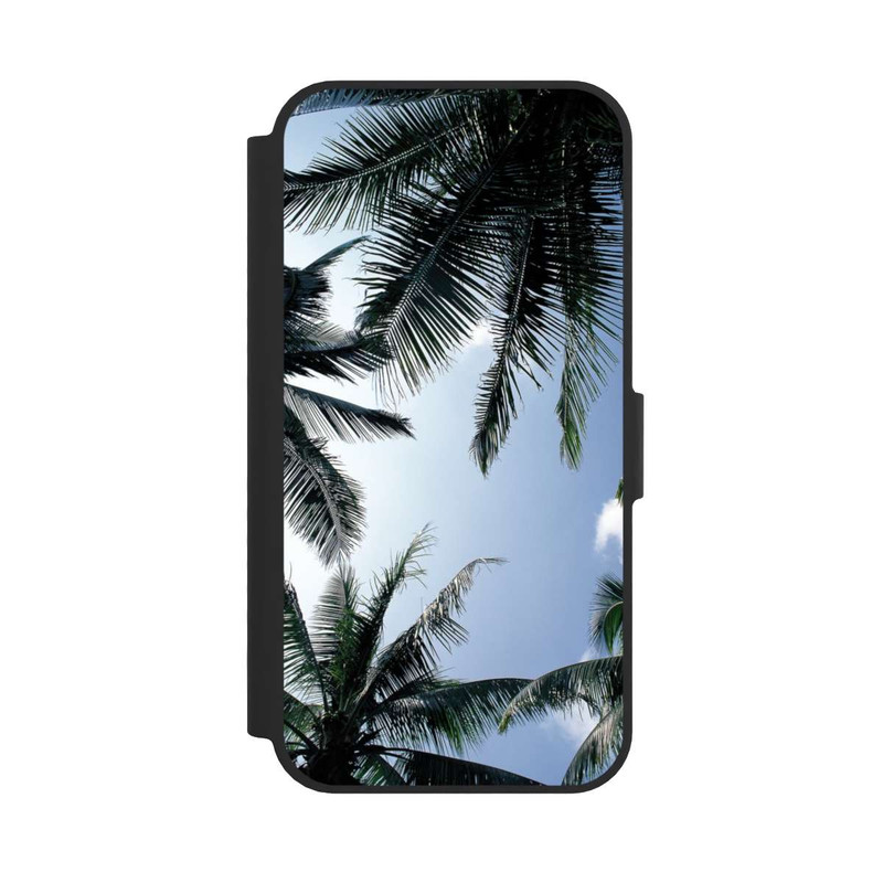 iPhone 16e NIVOflip Vue sur Palmiers
