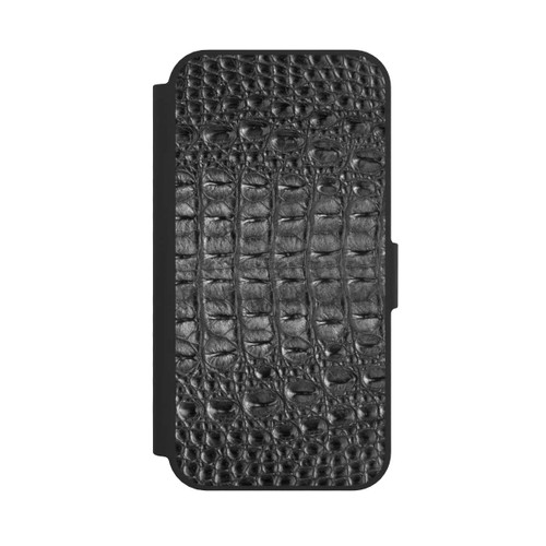 Apple iPhone 16e NIVOflip Croco Noir