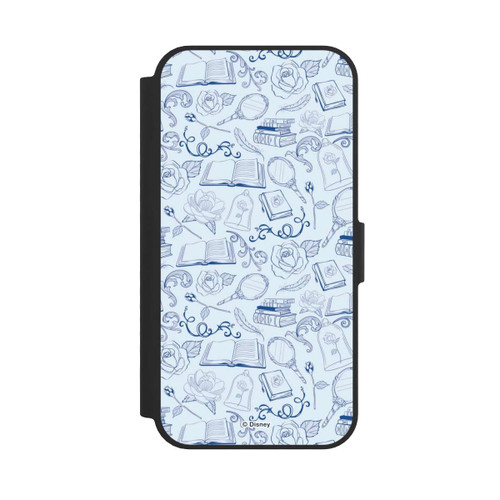 Apple iPhone 16e NIVOflip Beauty and Beast Pattern Blue