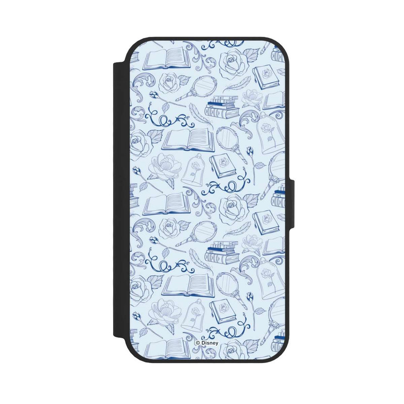 iPhone 16e NIVOflip Beauty and Beast Pattern Blue