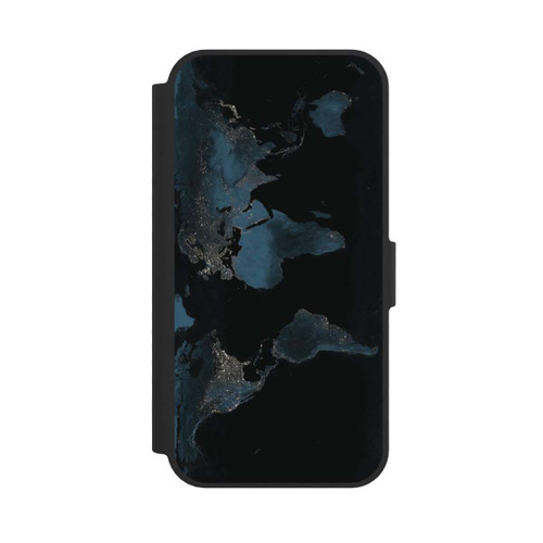 Apple iPhone 16e NIVOflip Nightlight Worldmap