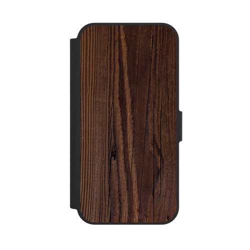 Apple iPhone 16e NIVOflip Maserung Holzlook