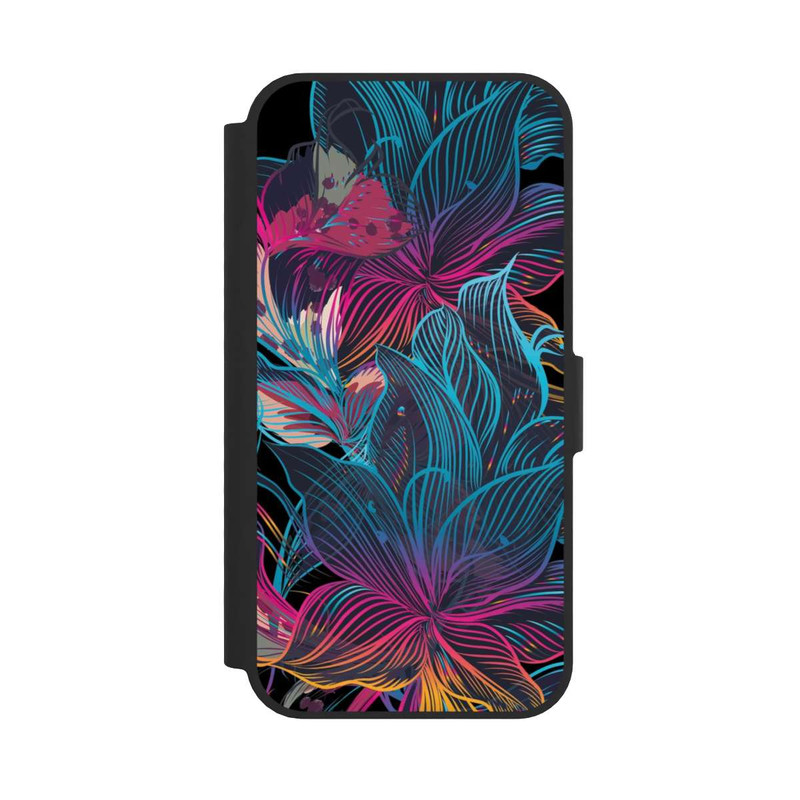 iPhone 16e NIVOflip Neon Flower Power