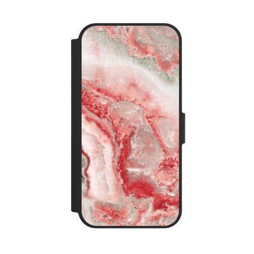Apple iPhone 16e NIVOflip Red and White Marble