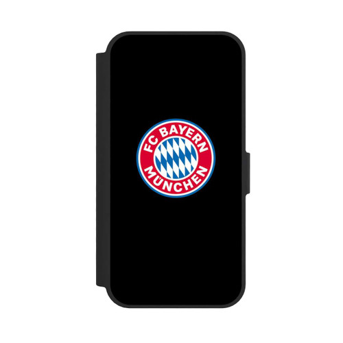 Apple iPhone 16e NIVOflip FCB Logo auf Schwarz