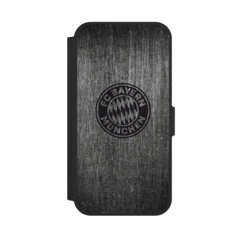 iPhone 16e NIVOflip Metalllook FCB Logo einfarbig