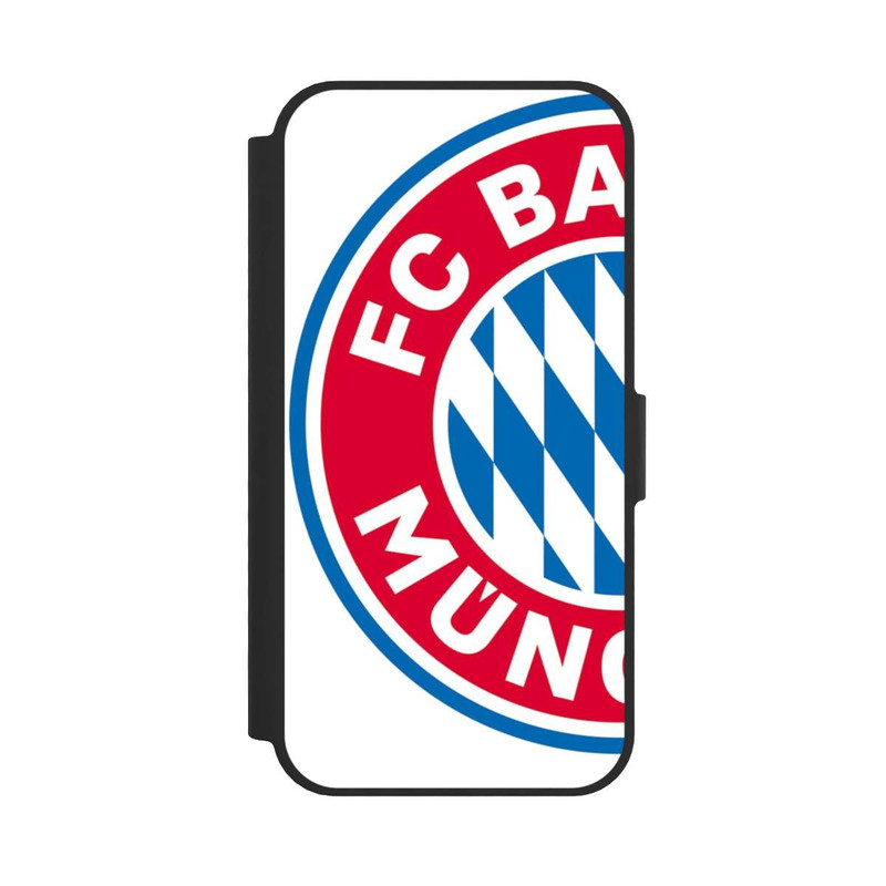 iPhone 16e NIVOflip Großes FCB Logo Weiß