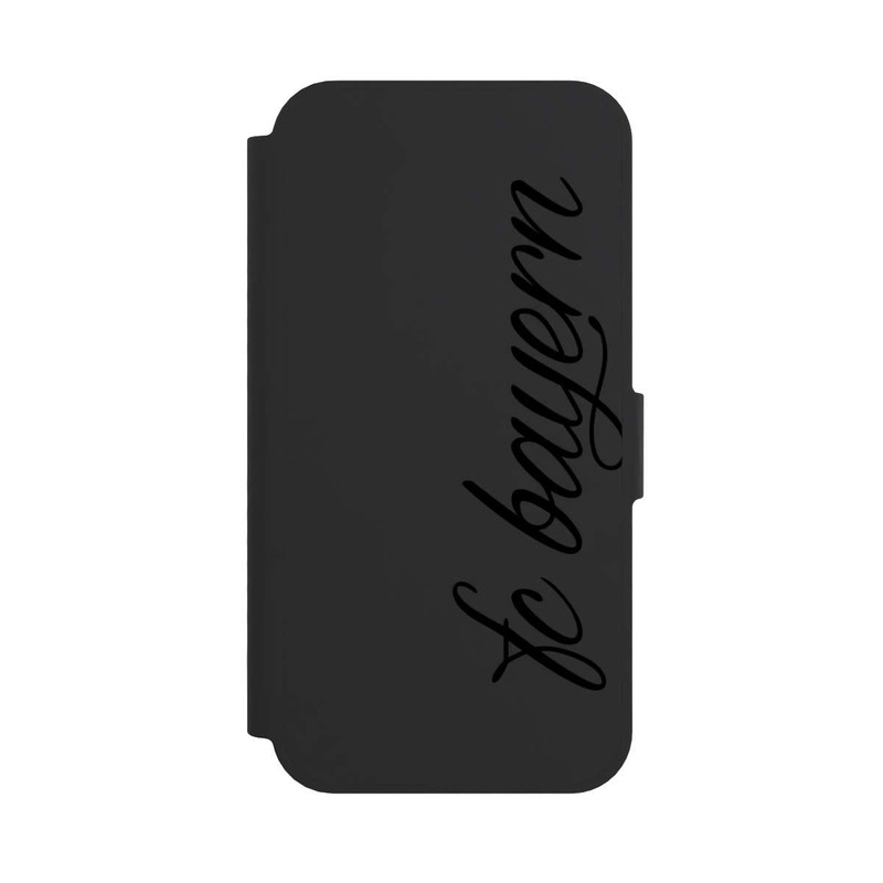 iPhone 16e NIVOflip Schwarzes FCB Girlmotiv - ohne Hintergrund