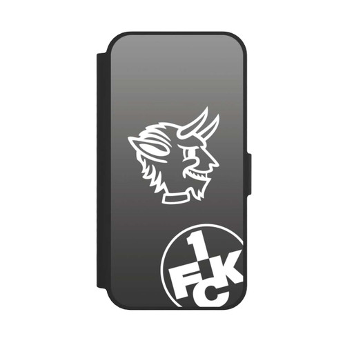 Apple iPhone 16e NIVOflip Teufelskopf FCK auf Schwarz
