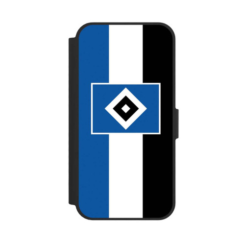 Apple iPhone 16e NIVOflip HSV Streifen - Blau-Weiß-Schwarz