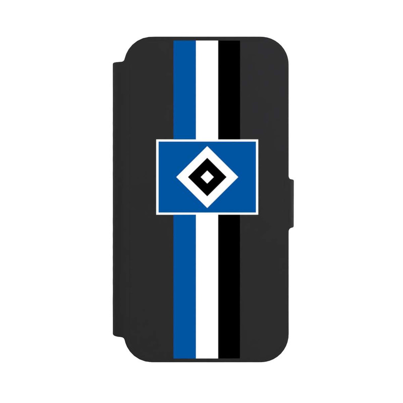 iPhone 16e NIVOflip HSV Streifen - Blau-Weiß-Schwarz - ohne Hintergrund