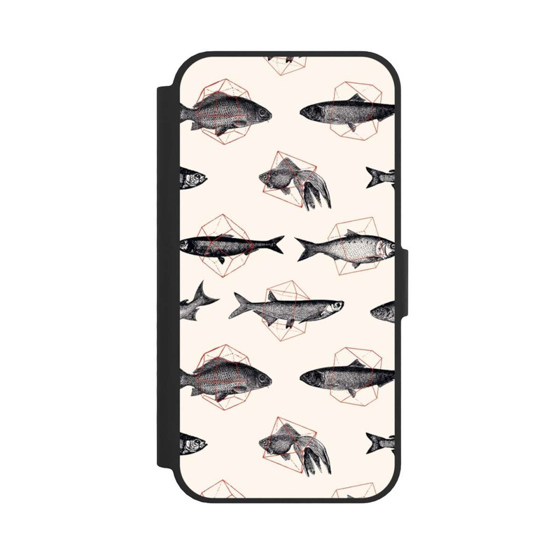 iPhone 16e NIVOflip Fische in Geometrie