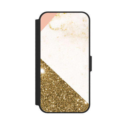 Apple iPhone 16e NIVOflip Gold Look Marble Collage