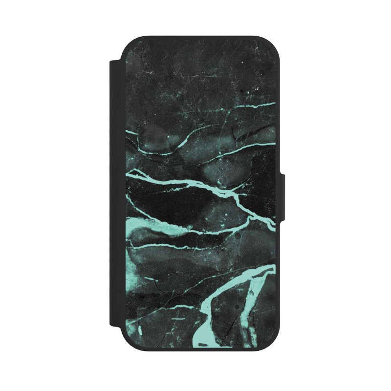 iPhone 16e NIVOflip Marbre gris et bleu