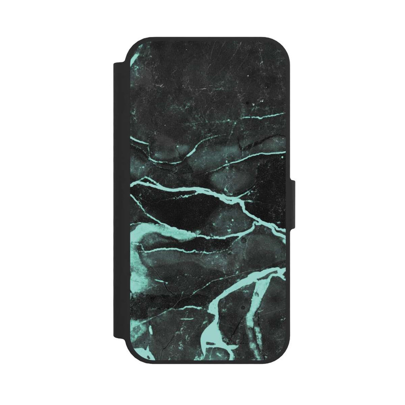 iPhone 16e NIVOflip Grauer und blauer Marmor