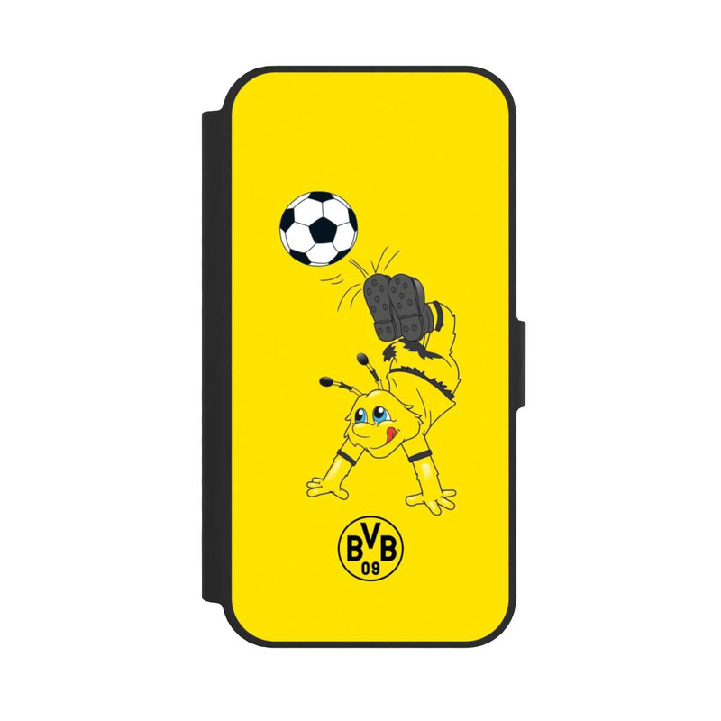 iPhone 16e NIVOflip Emma mit Fussball - BVB