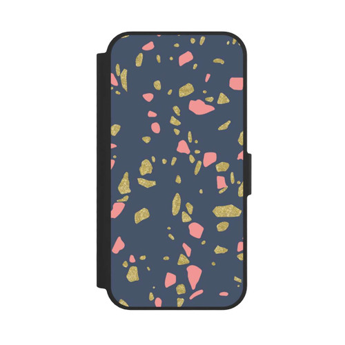 Apple iPhone 16e NIVOflip Terazzo Gold Look