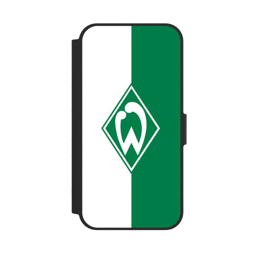 Apple iPhone 16e NIVOflip Weiß-Grün - Werder Bremen