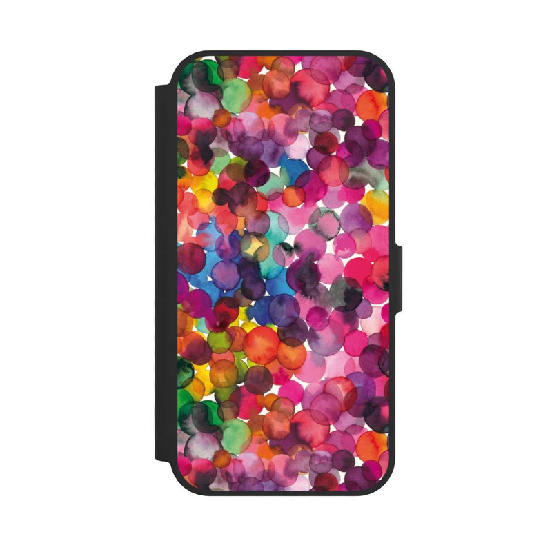 iPhone 16e NIVOflip Überlappende Aquarellpunkte