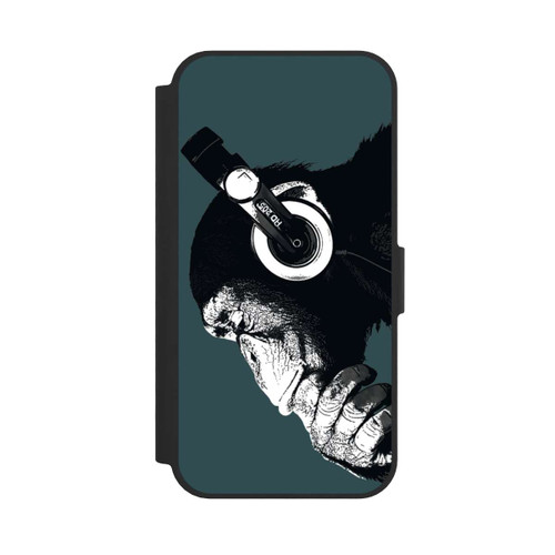 Apple iPhone 16e NIVOflip Denkender Affe Blau