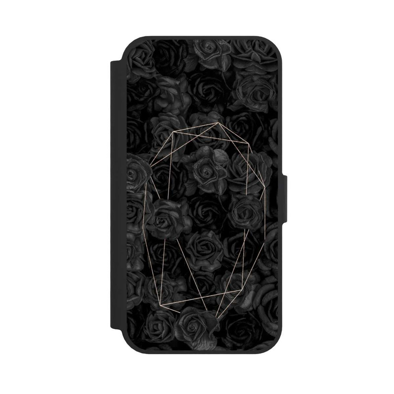 iPhone 16e NIVOflip Schwarze Rosen