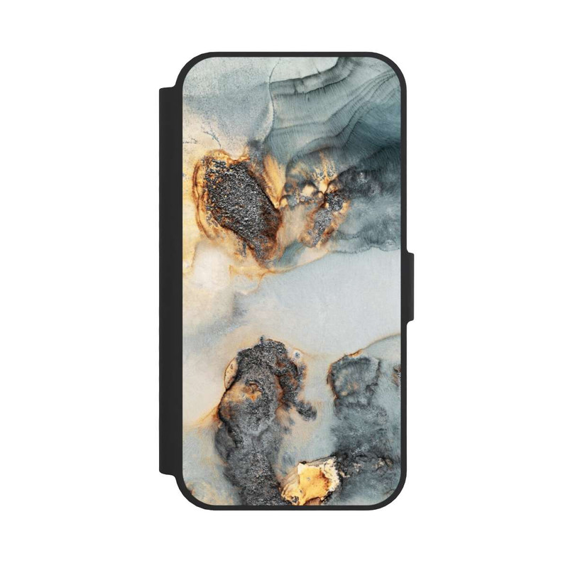 iPhone 16e NIVOflip Flutwellen Golddruck