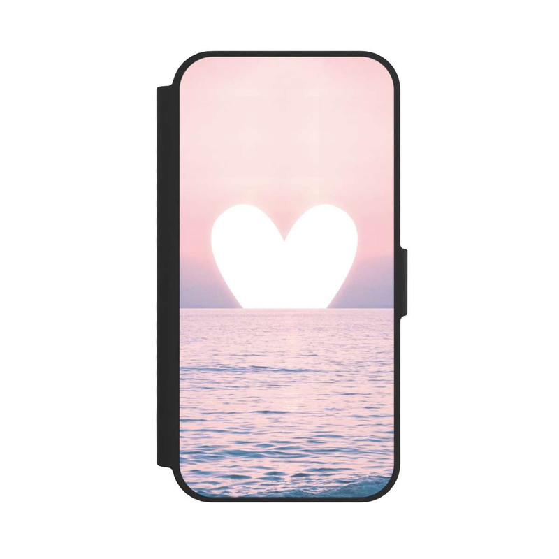 iPhone 16e NIVOflip Herz-Sonnenuntergang