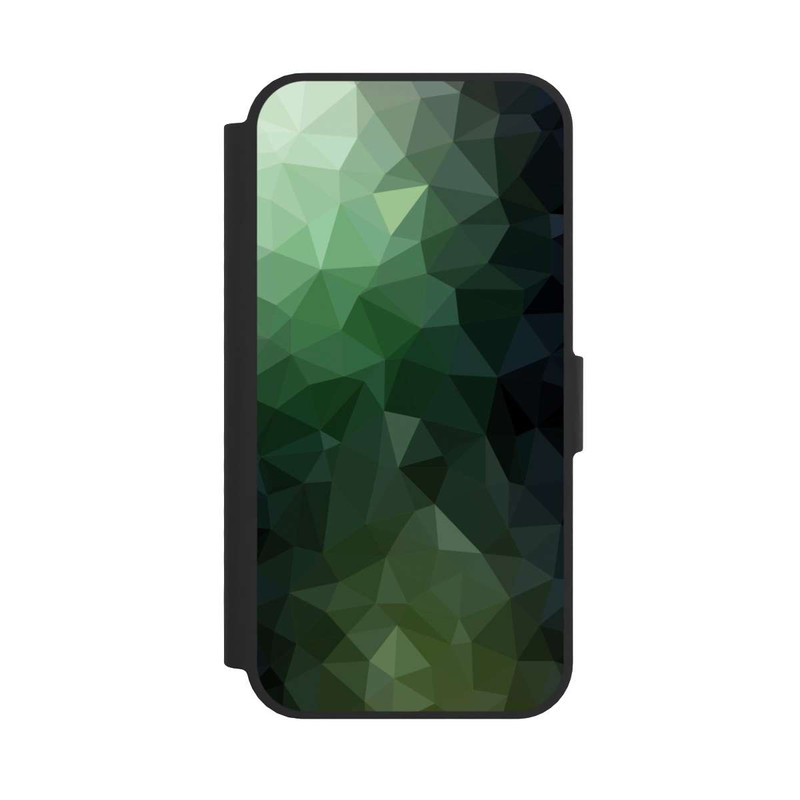 iPhone 16e NIVOflip Polygonal Mosaic Green