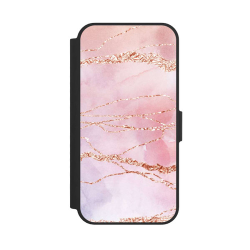 Apple iPhone 16e NIVOflip Glitter Look Pink Girly Marmor