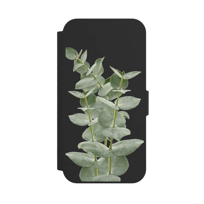 iPhone 16e NIVOflip Eukalyptus frisch transparent