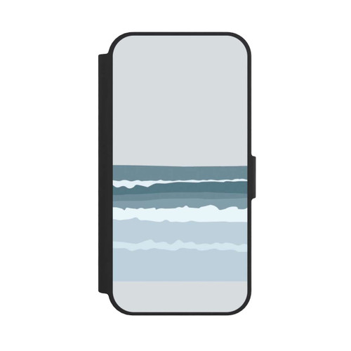 Apple iPhone 16e NIVOflip Abstract blue waves